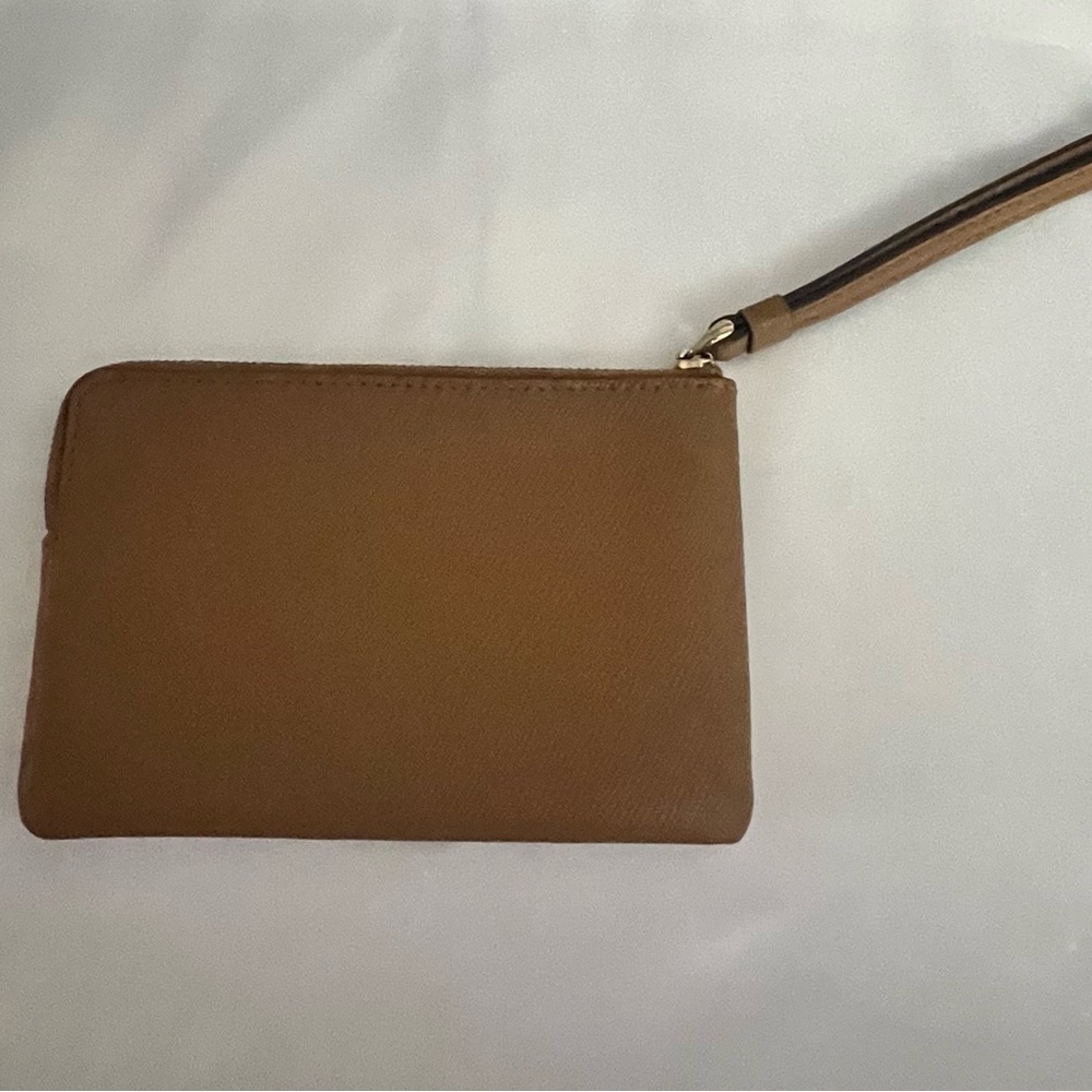 Coach Brown Leather Wristlet - Picture 2 of 8